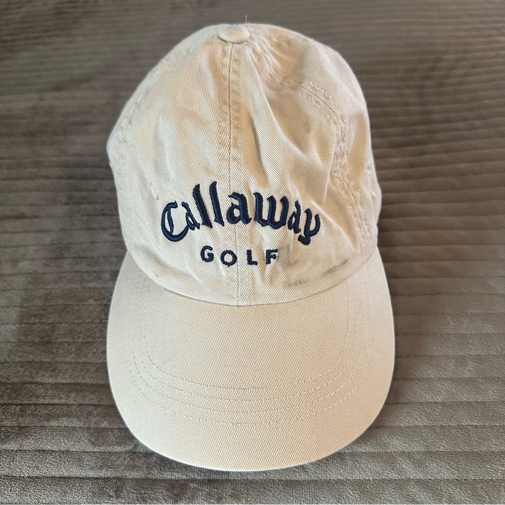 Callaway Golf Tan Embroidered Baseball Cap - Picture 12 of 12